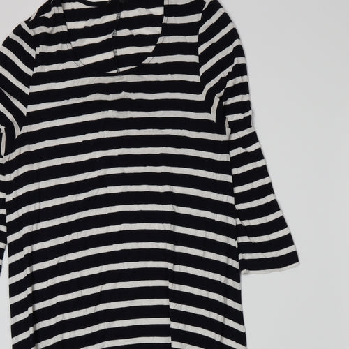 F&F Womens Blue Striped  A-Line  Size 12