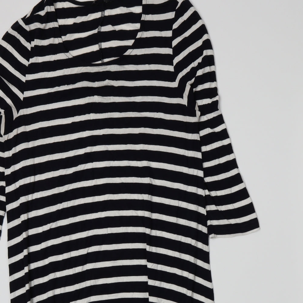 F&F Womens Blue Striped  A-Line  Size 12