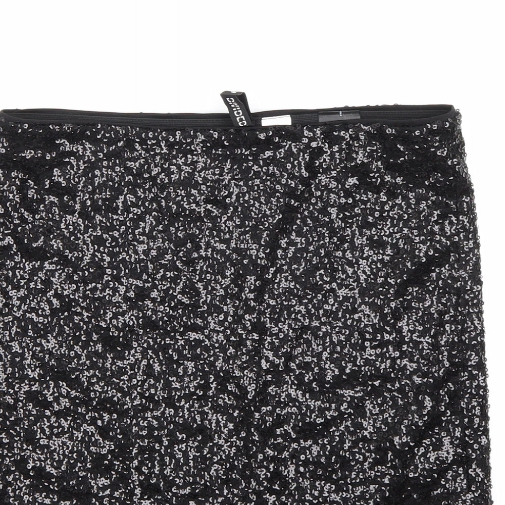 H&M Womens Black   Mini Skirt Size S