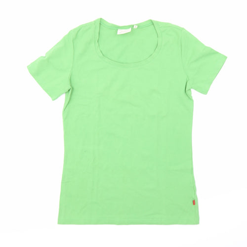 Vacknox Womens Green   Basic T-Shirt Size M