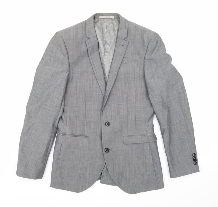 NEXT Mens Grey Jacket Suit Jacket Size 36