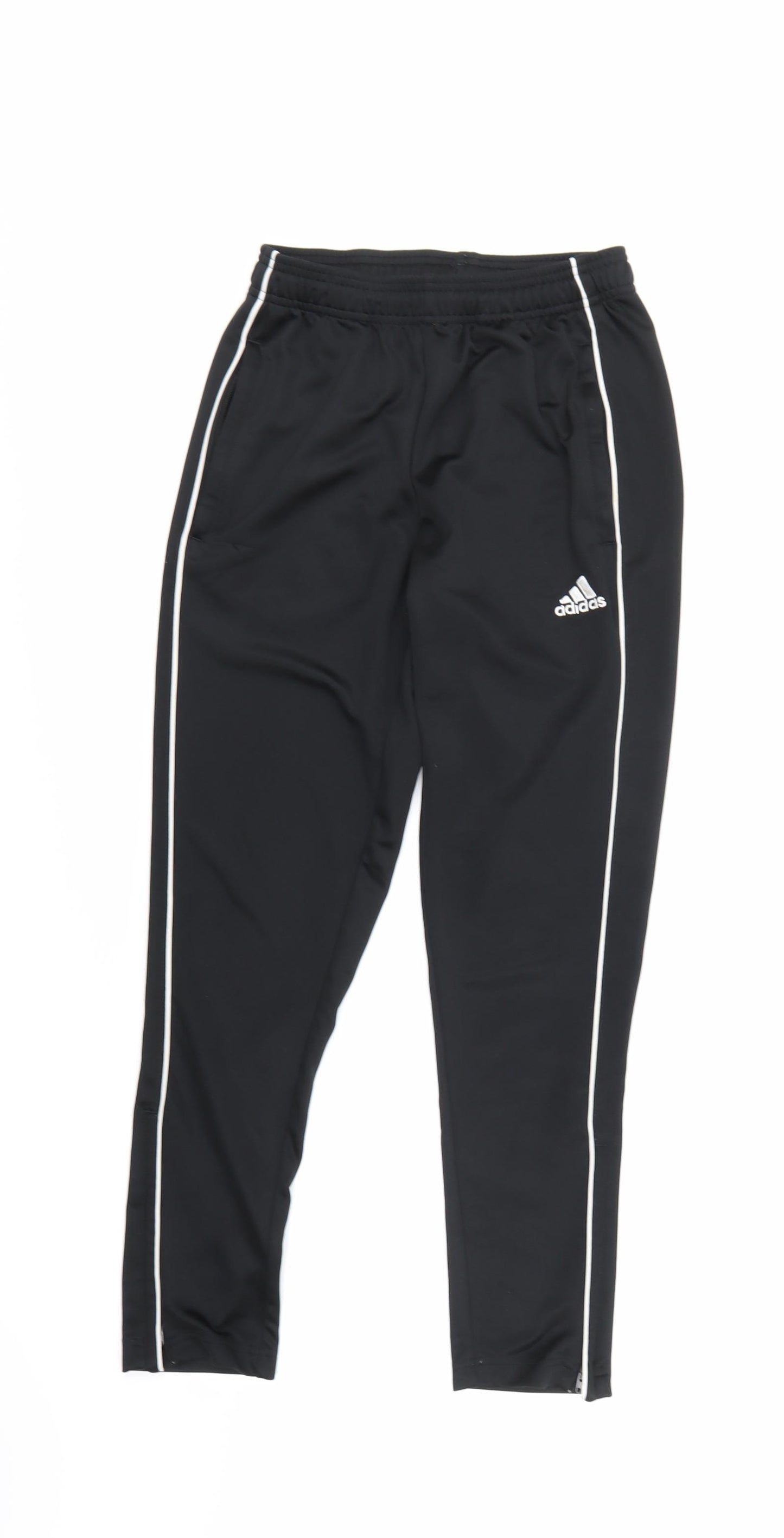 adidas Boys Black   Sweatpants Trousers Size 11-12 Years