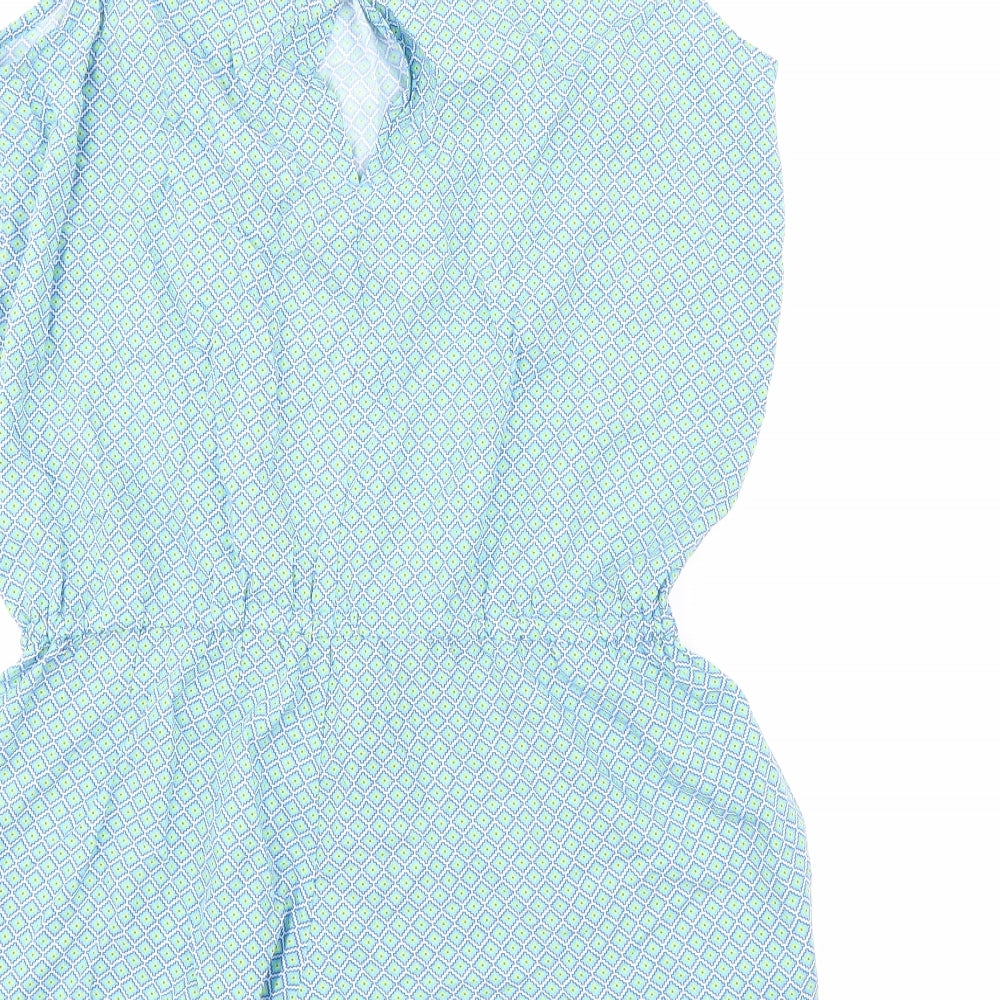 Gap Womens Blue Geometric  Playsuit One-Piece Size S