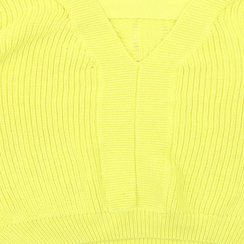Atmosphere Womens Yellow  Knit Pullover Jumper Size 10