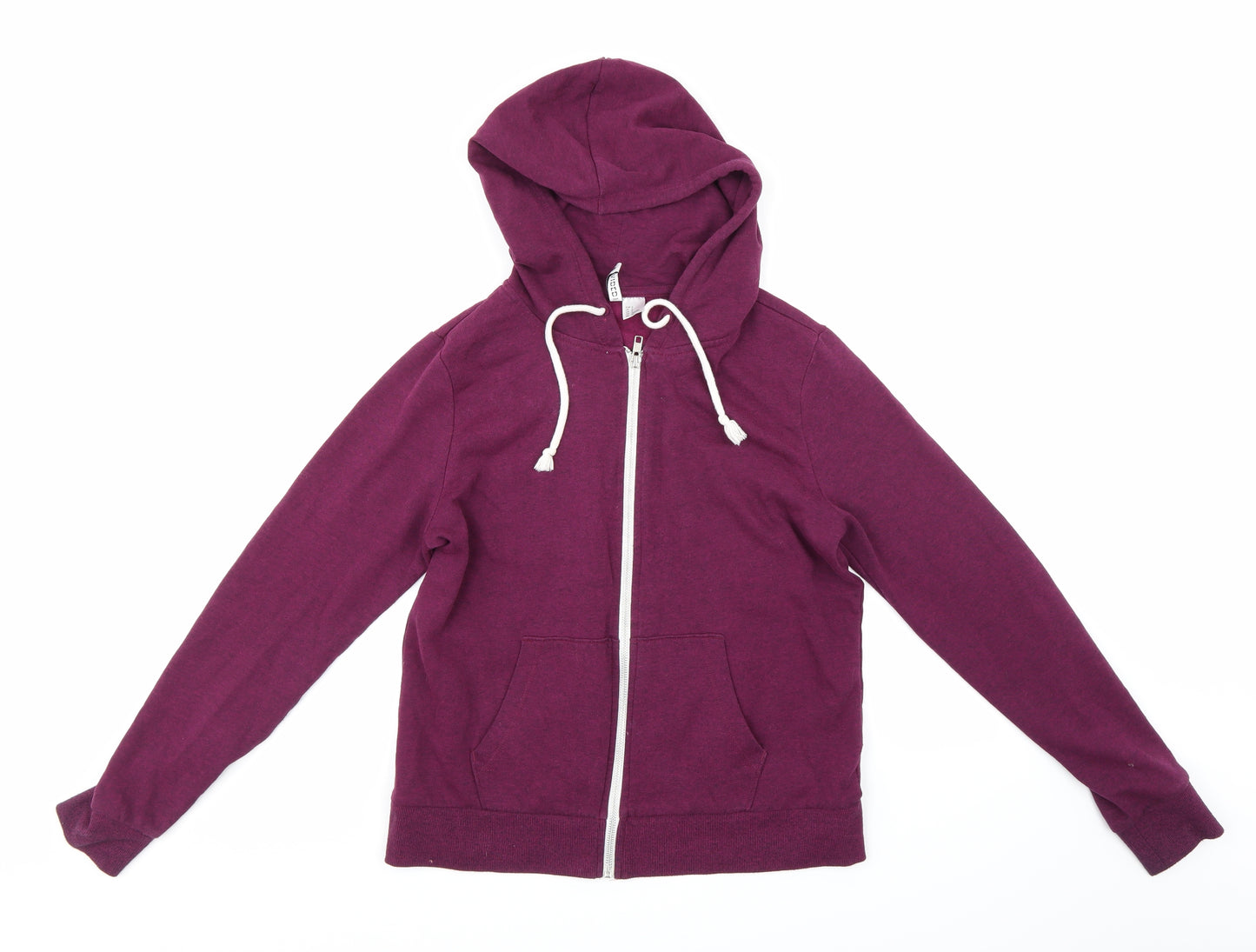 H&M Mens Purple   Full Zip Hoodie Size S