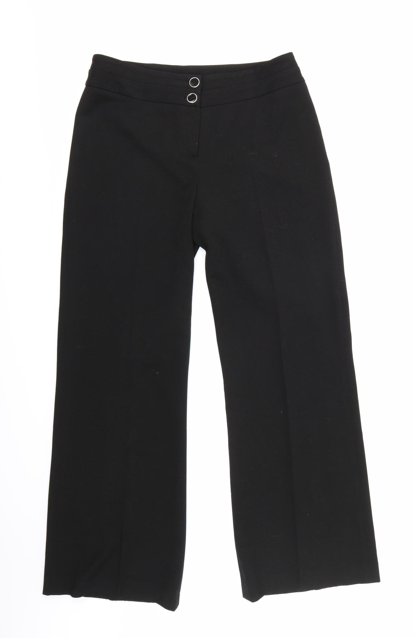 Wallis Womens Black   Trousers  Size 12 L30 in