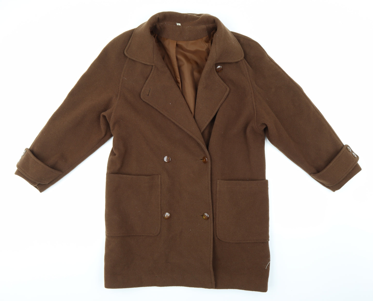 Preworn Womens Brown   Jacket Coat Size 10