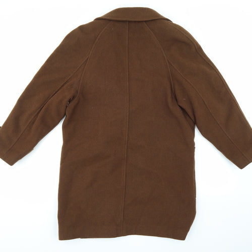Preworn Womens Brown   Jacket Coat Size 10