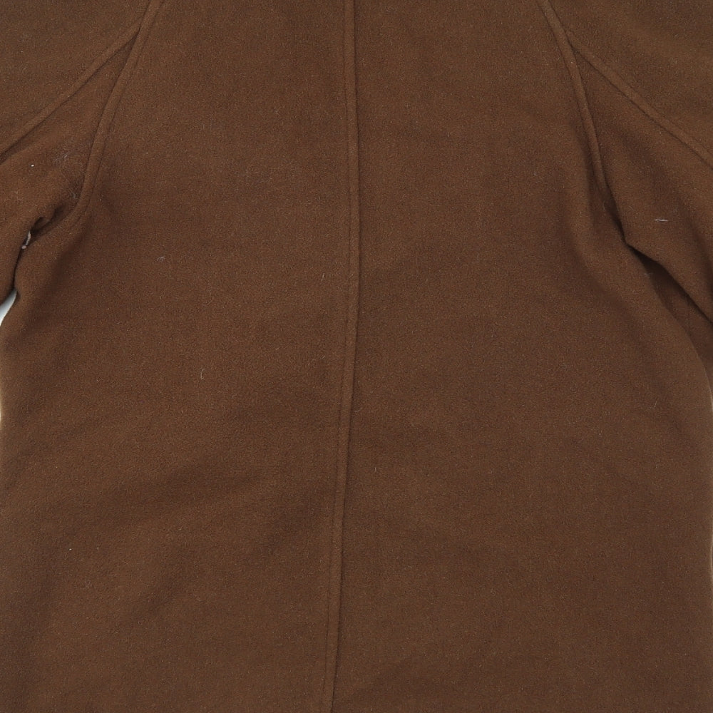 Preworn Womens Brown   Jacket Coat Size 10