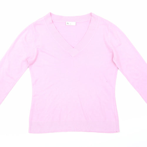 BHS Womens Purple  Knit Pullover Jumper Size 10