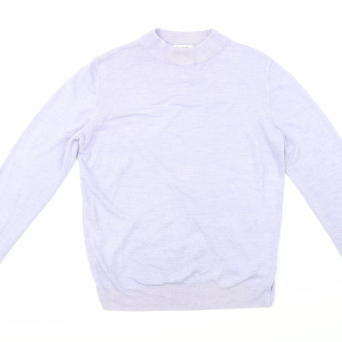 Marks and Spencer Womens Purple  Knit Pullover Jumper Size 14