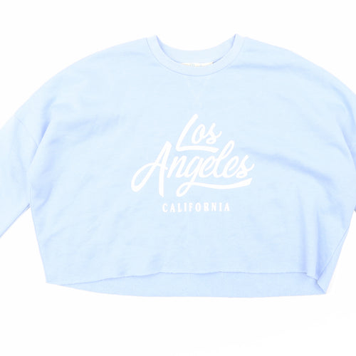 Primark Womens Blue   Pullover Sweatshirt Size S