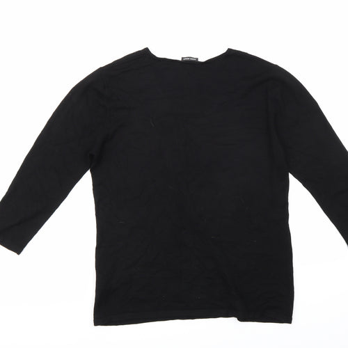 Gerry Weber Womens Black  Knit Pullover Jumper Size 16
