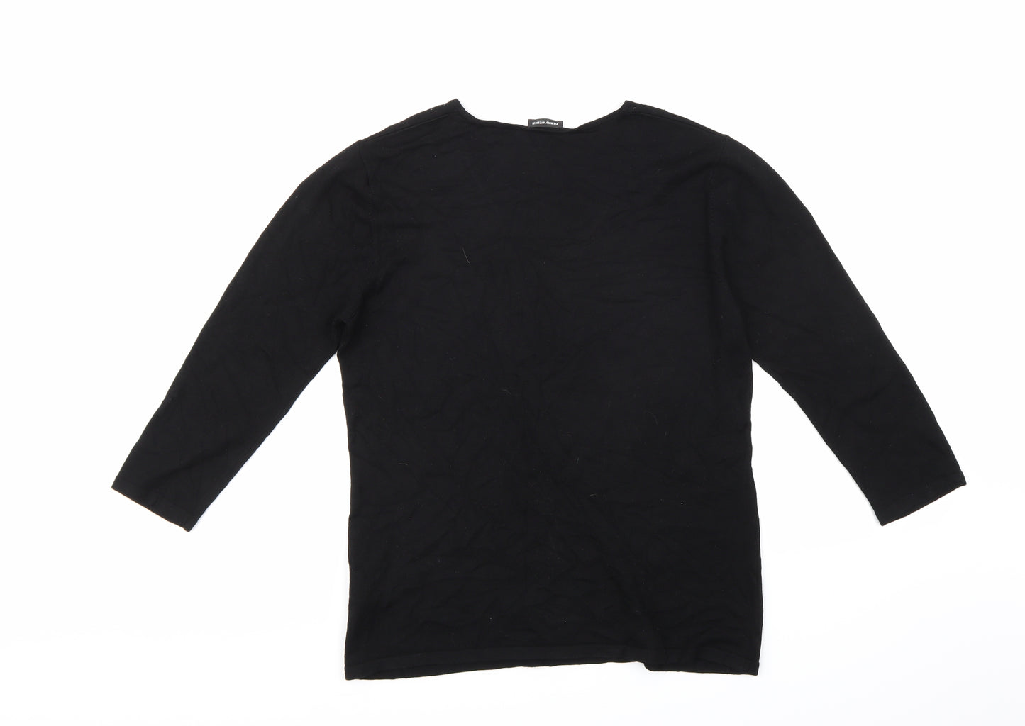 Gerry Weber Womens Black  Knit Pullover Jumper Size 16