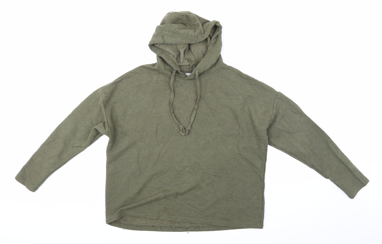 Pull & Bear Womens Green   Pullover Hoodie Size XS