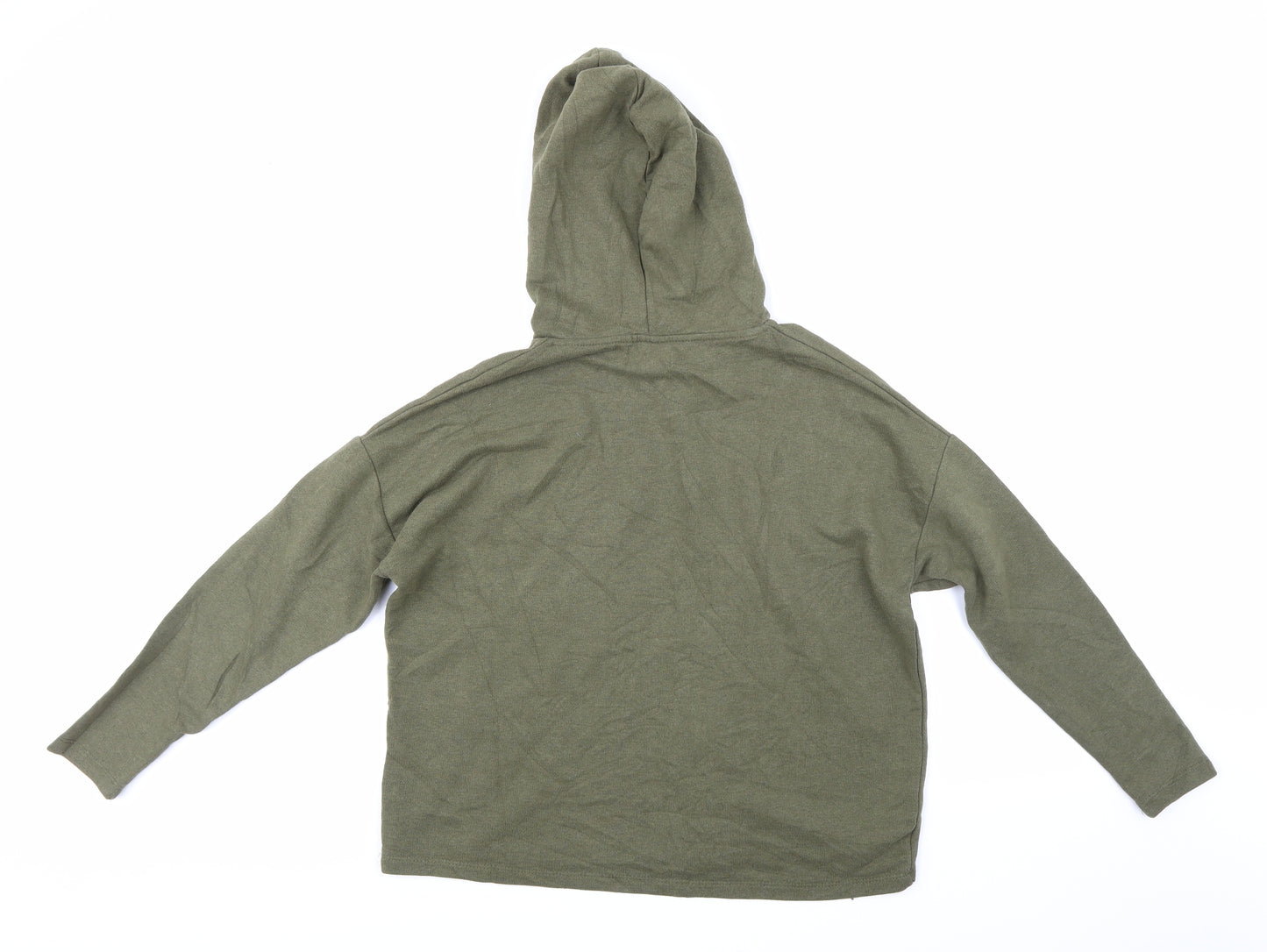 Pull & Bear Womens Green   Pullover Hoodie Size XS
