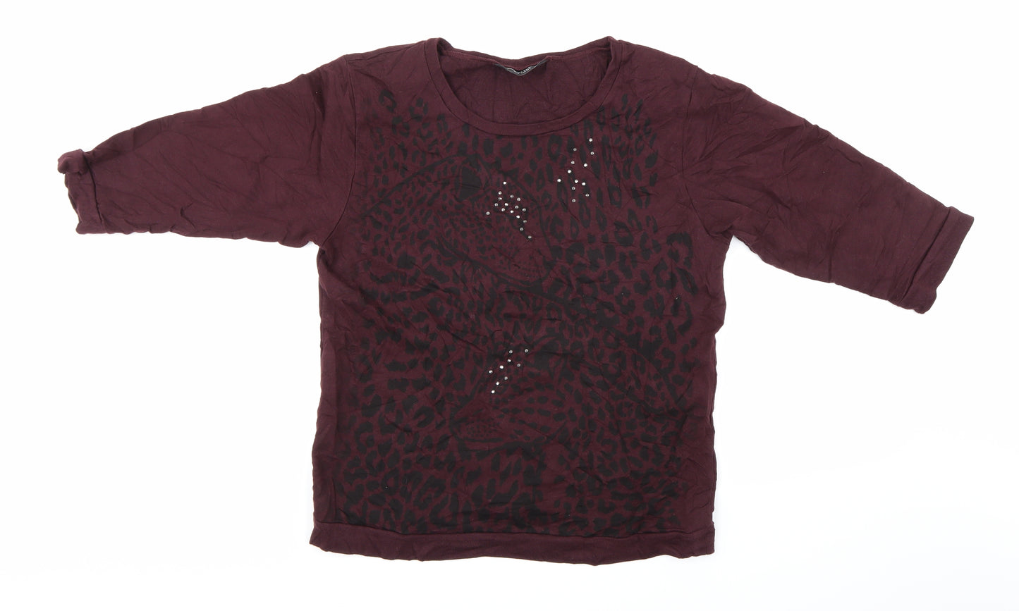 Dorothy Perkins Womens Purple   Pullover Sweatshirt Size 12