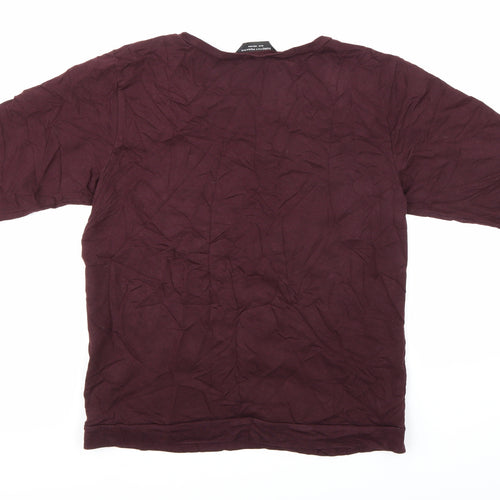 Dorothy Perkins Womens Purple   Pullover Sweatshirt Size 12