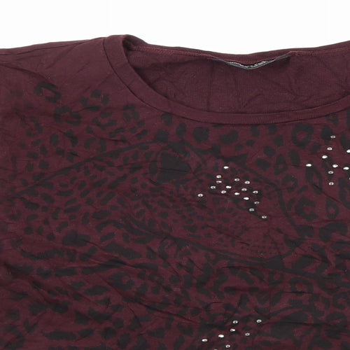Dorothy Perkins Womens Purple   Pullover Sweatshirt Size 12