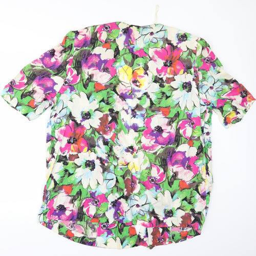 jumo Womens Multicoloured Floral  Jacket  Size M