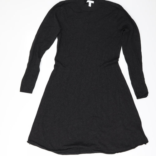 H&M Womens Grey   Jumper Dress  Size L
