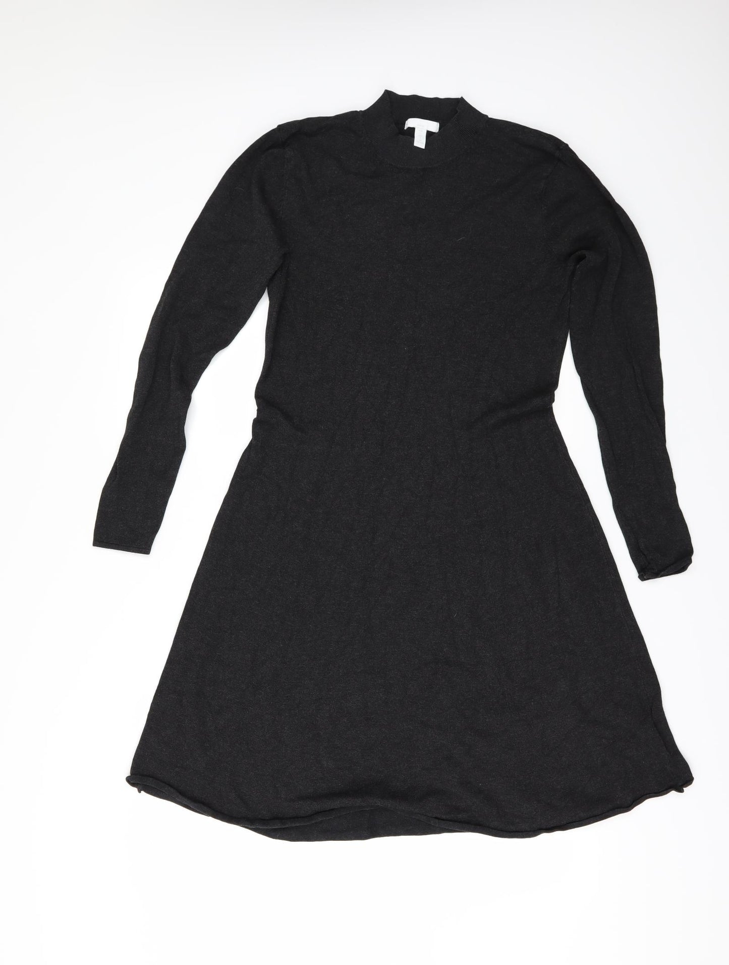 H&M Womens Grey   Jumper Dress  Size L