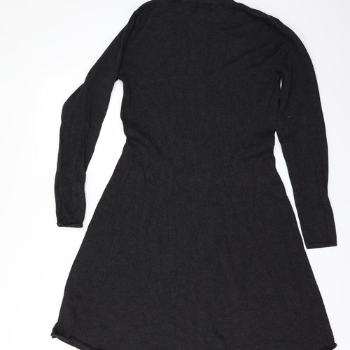 H&M Womens Grey   Jumper Dress  Size L