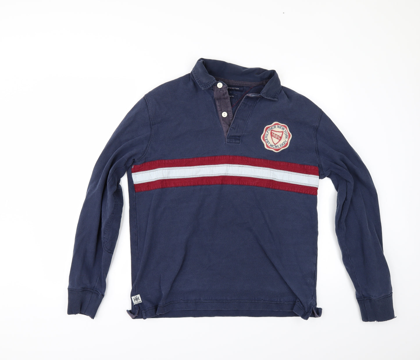 Tommy Hilfiger Mens Blue   Pullover Sweatshirt Size L
