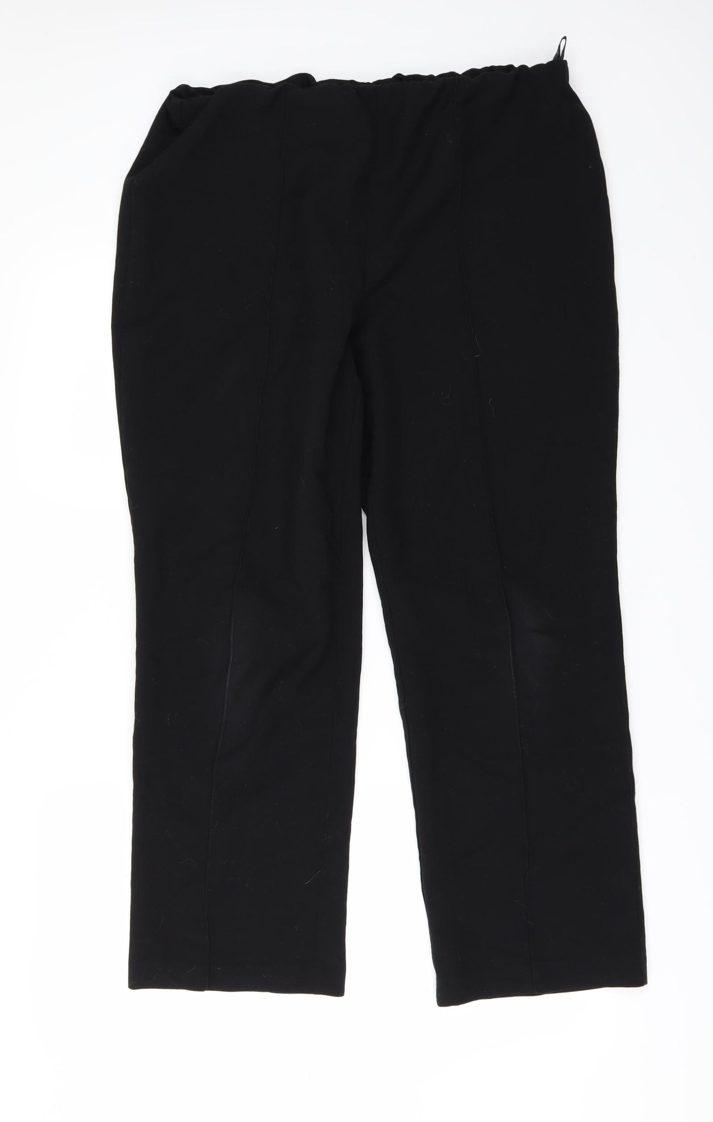 Bonmarché Womens Black   Trousers  Size 14 L26 in