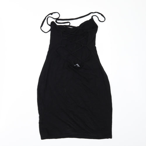 Nasty Gal Womens Black   Basic T-Shirt Size 8