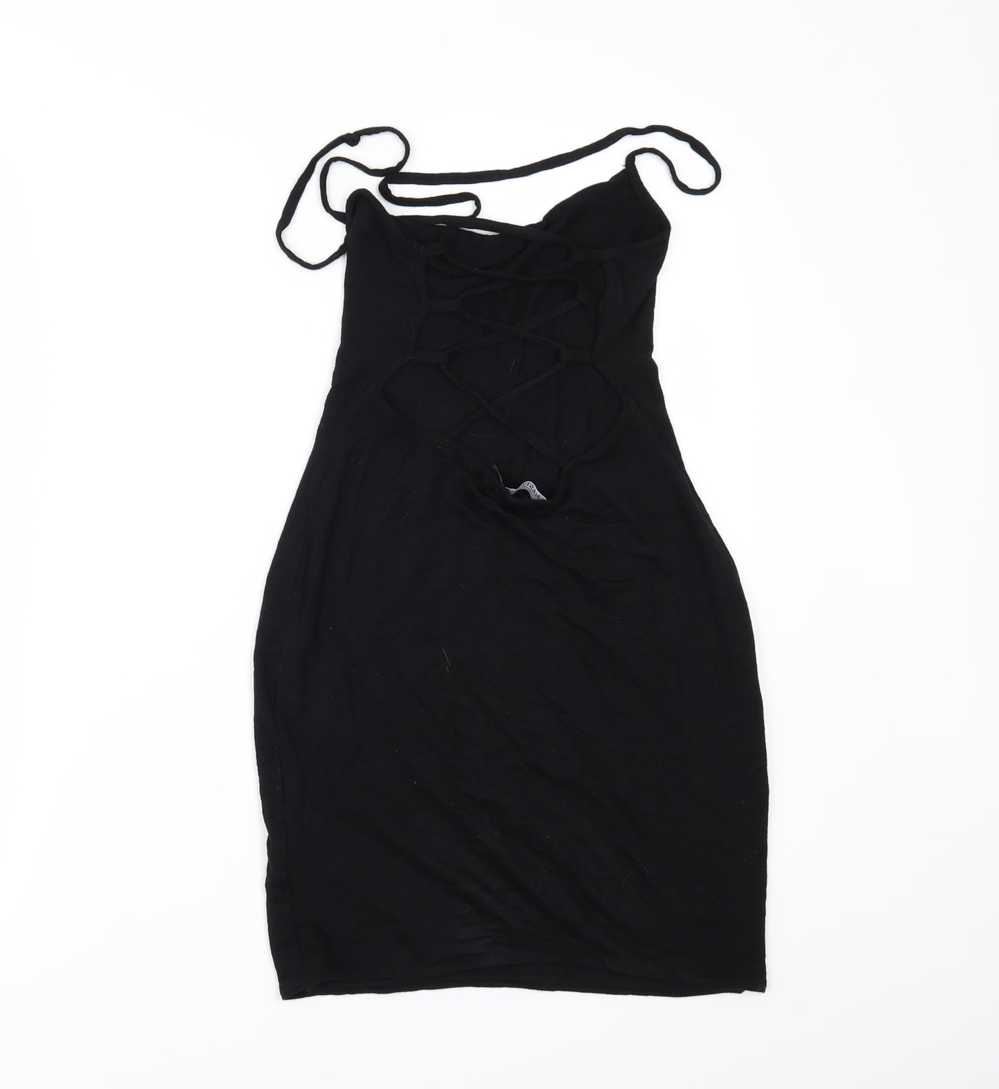 Nasty Gal Womens Black   Basic T-Shirt Size 8