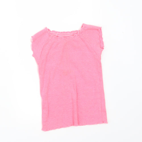 NEXT Girls Pink   Basic T-Shirt Size 4 Years