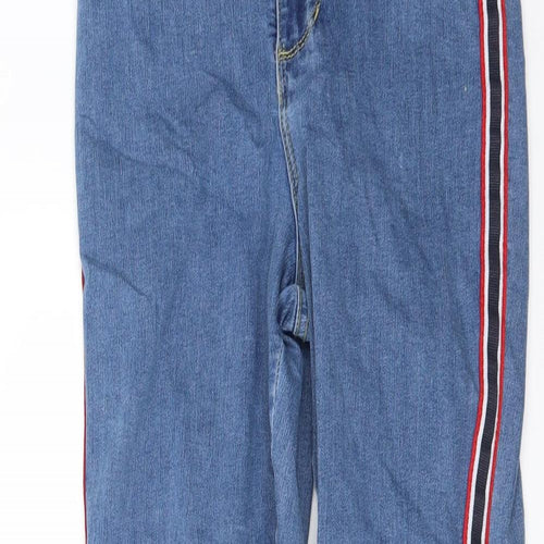Denim & Co. Womens Blue  Denim Skinny Jeans Size 6 L25 in