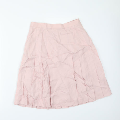 Talbots Womens Pink   A-Line Skirt Size 10