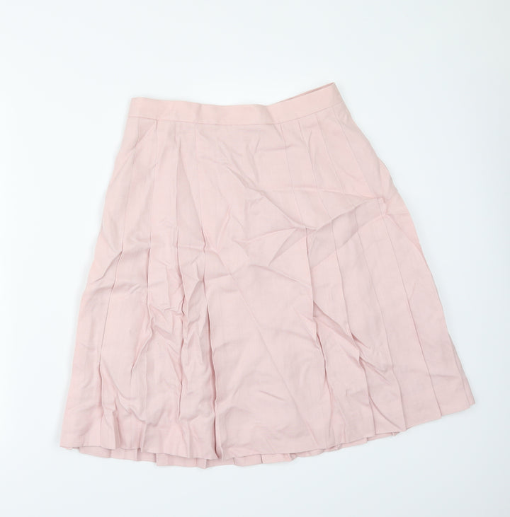 Talbots Womens Pink   A-Line Skirt Size 10