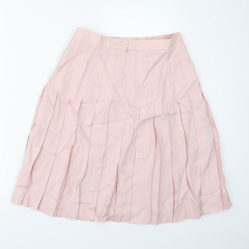 Talbots Womens Pink   A-Line Skirt Size 10
