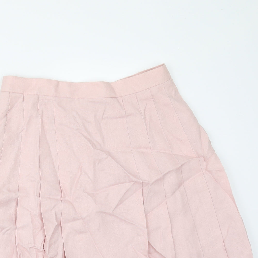 Talbots Womens Pink   A-Line Skirt Size 10