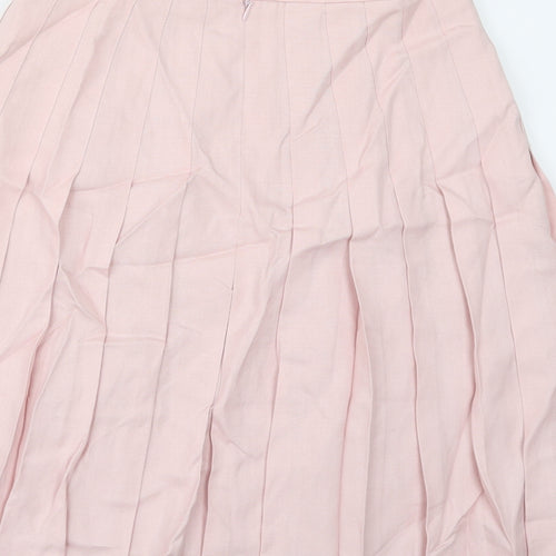Talbots Womens Pink   A-Line Skirt Size 10