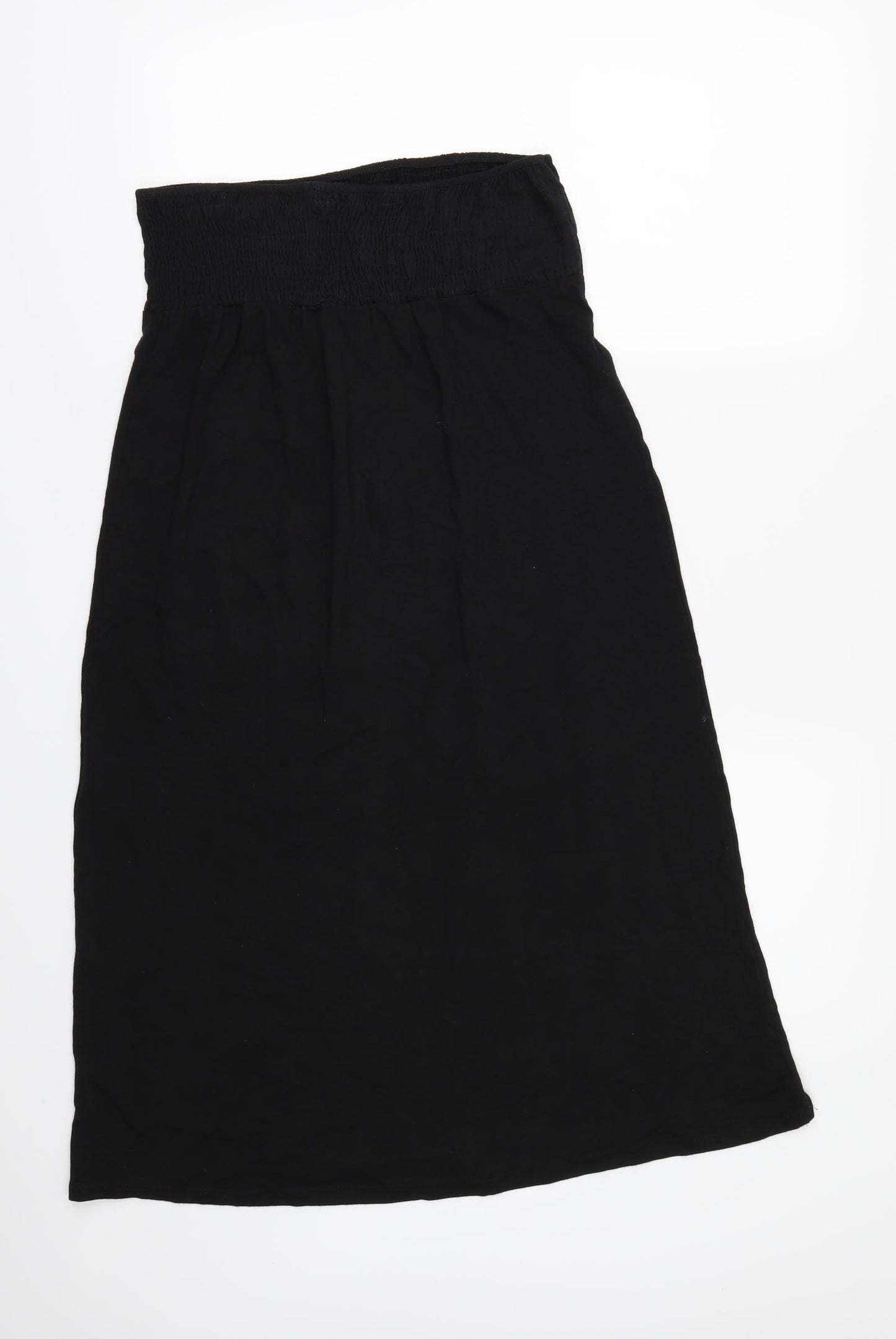 Adini Womens Black Batik  T-Shirt Dress  Size M  - STRAPLESS