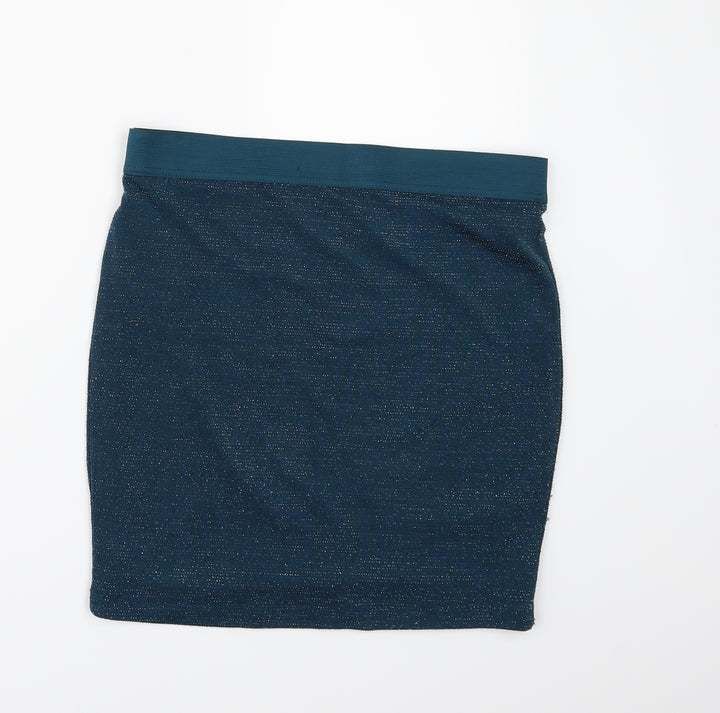Amisu Womens Green   Bandage Skirt Size 34 in