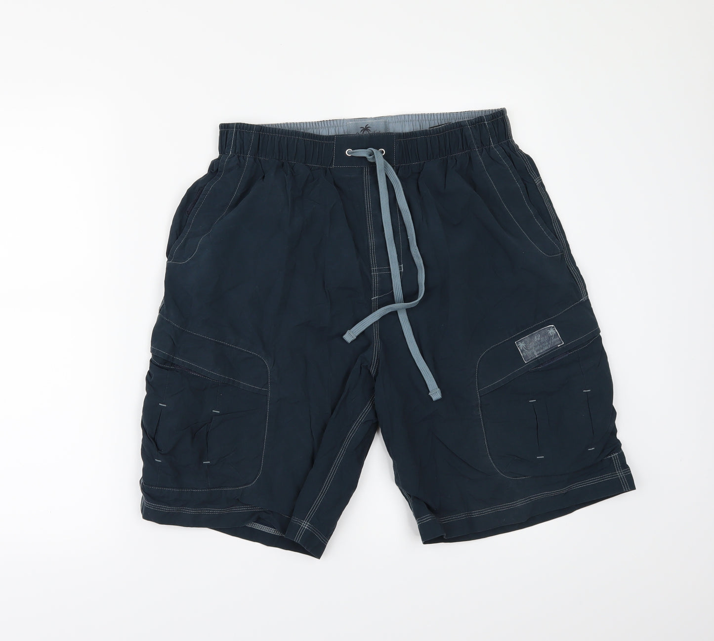 NEXT Mens Blue   Bermuda Shorts Size M - swim shorts