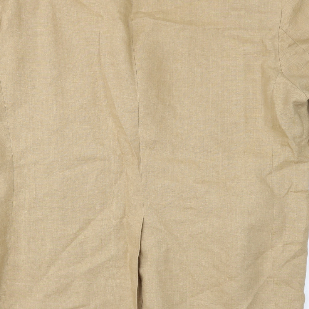 Marks and Spencer Mens Beige   Jacket Suit Jacket Size 44