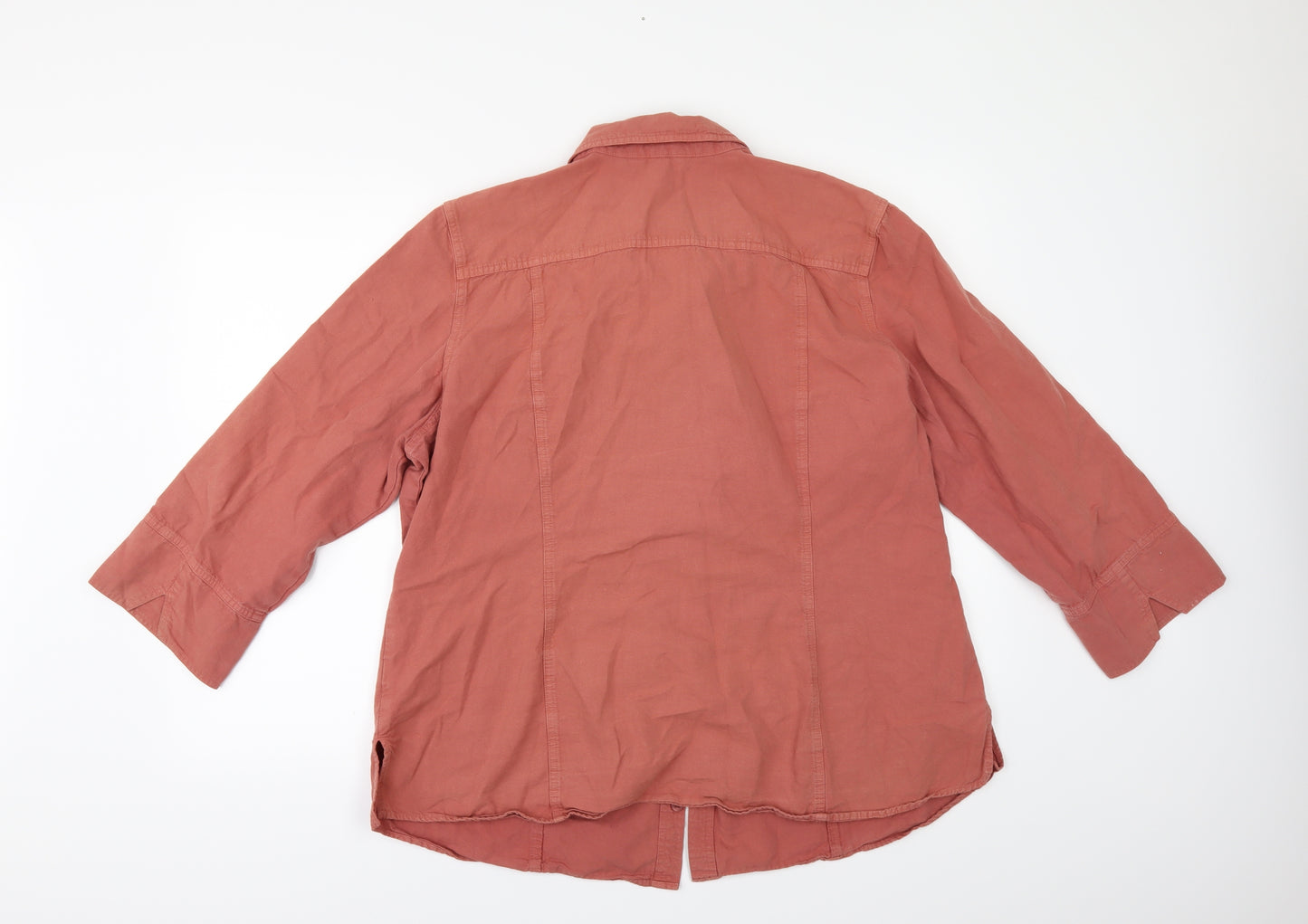 Northern Reflections` Womens Orange   Tunic Button-Up Size 2XL