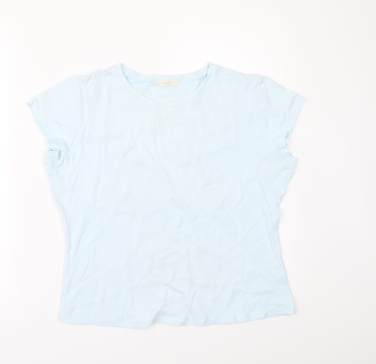Marks and Spencer Womens Blue   Basic T-Shirt Size 14