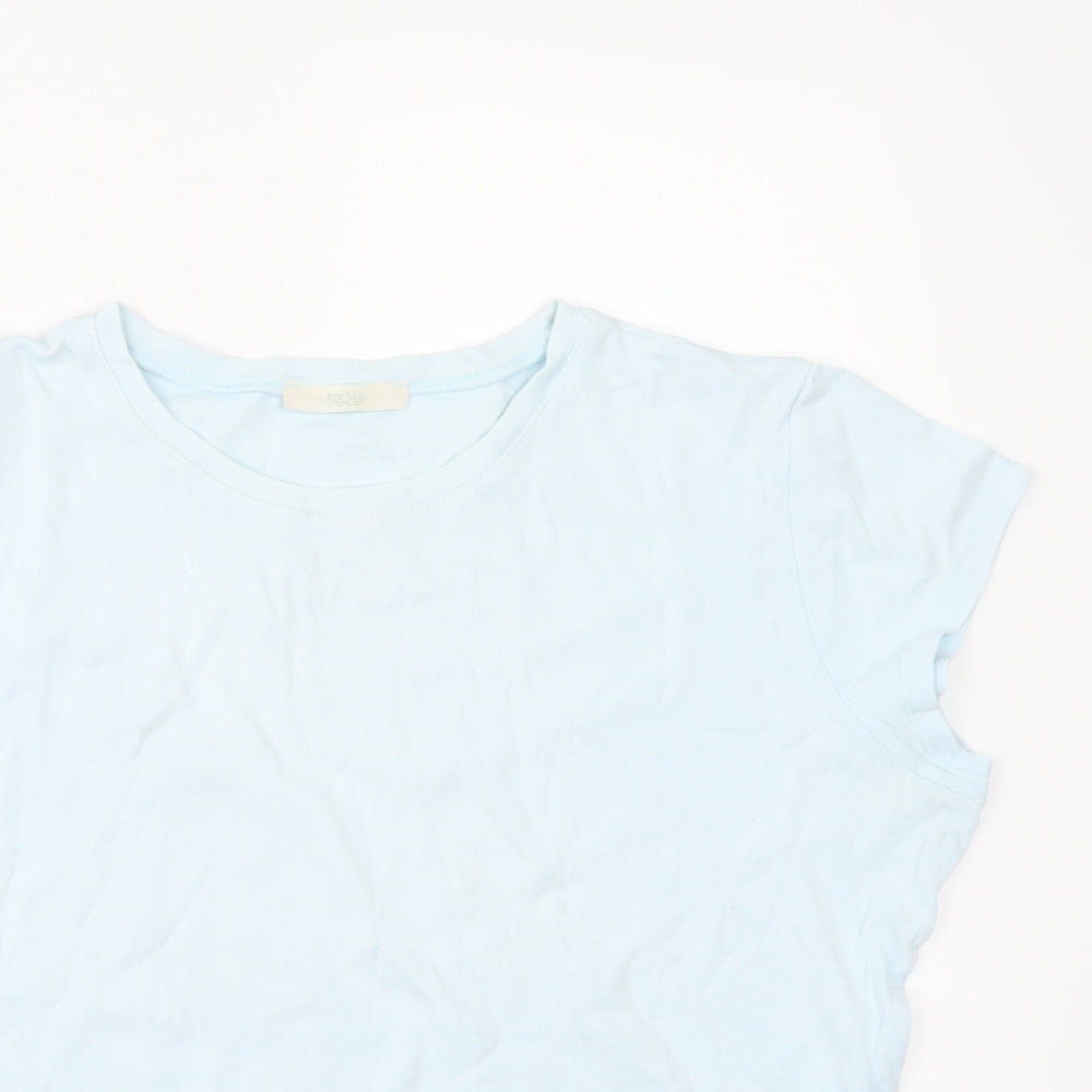 Marks and Spencer Womens Blue   Basic T-Shirt Size 14