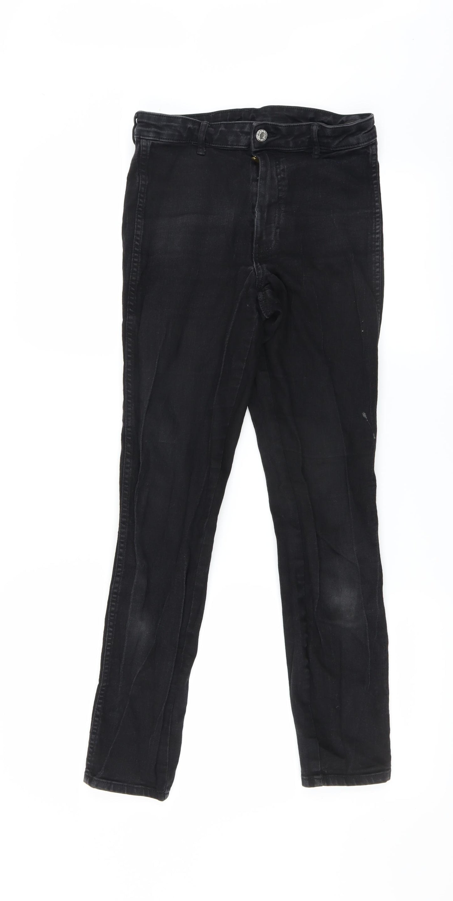 H&M Womens Black   Skinny Jeans Size 10 L29 in