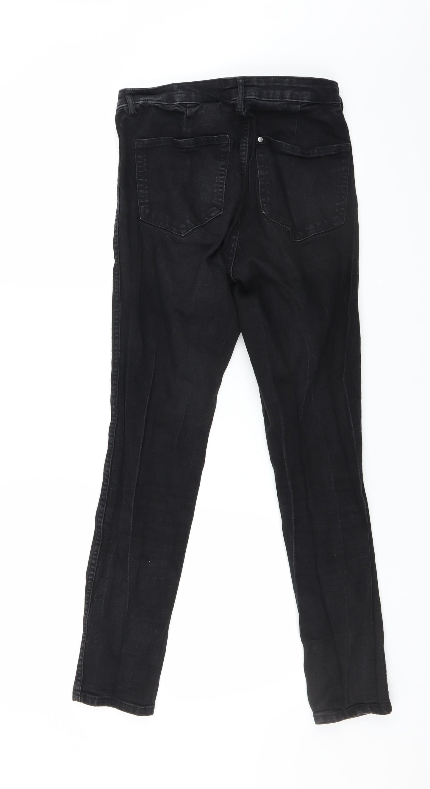 H&M Womens Black   Skinny Jeans Size 10 L29 in