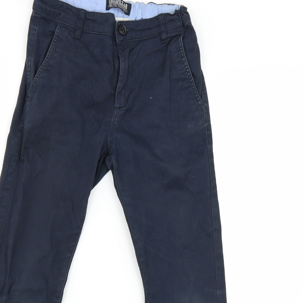 H&M Boys Blue   Chino Trousers Size 9-10 Years