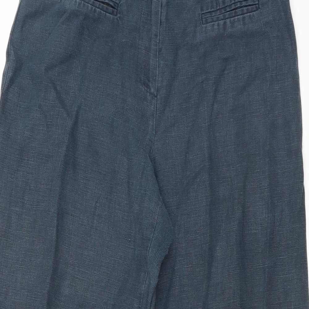 John Lewis Womens Blue   Trousers  Size 12 L30 in