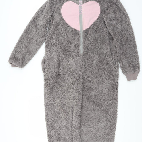 Fat Face Girls Grey Solid   One Piece Size 12-13 Years